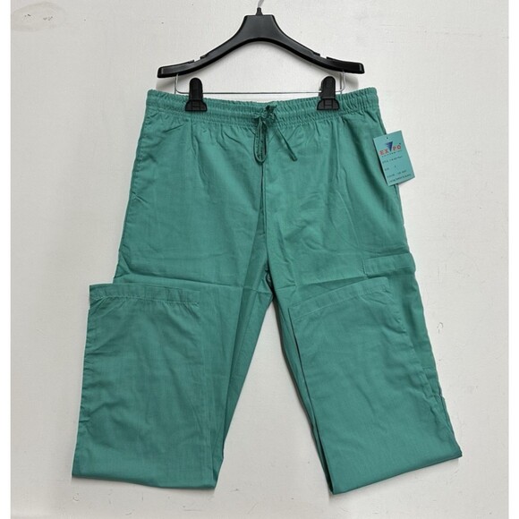Expo V Neck women size small nurse medical uniform pants and top green - Picture 4 of 11